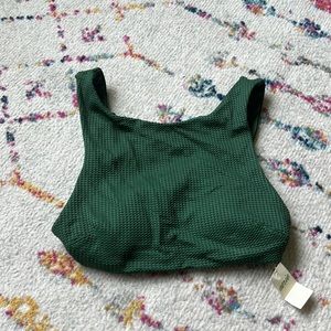Green Aerie High Neck Swim Top